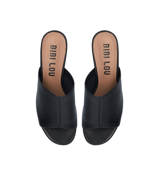 AMIRA Zueco en piel negro