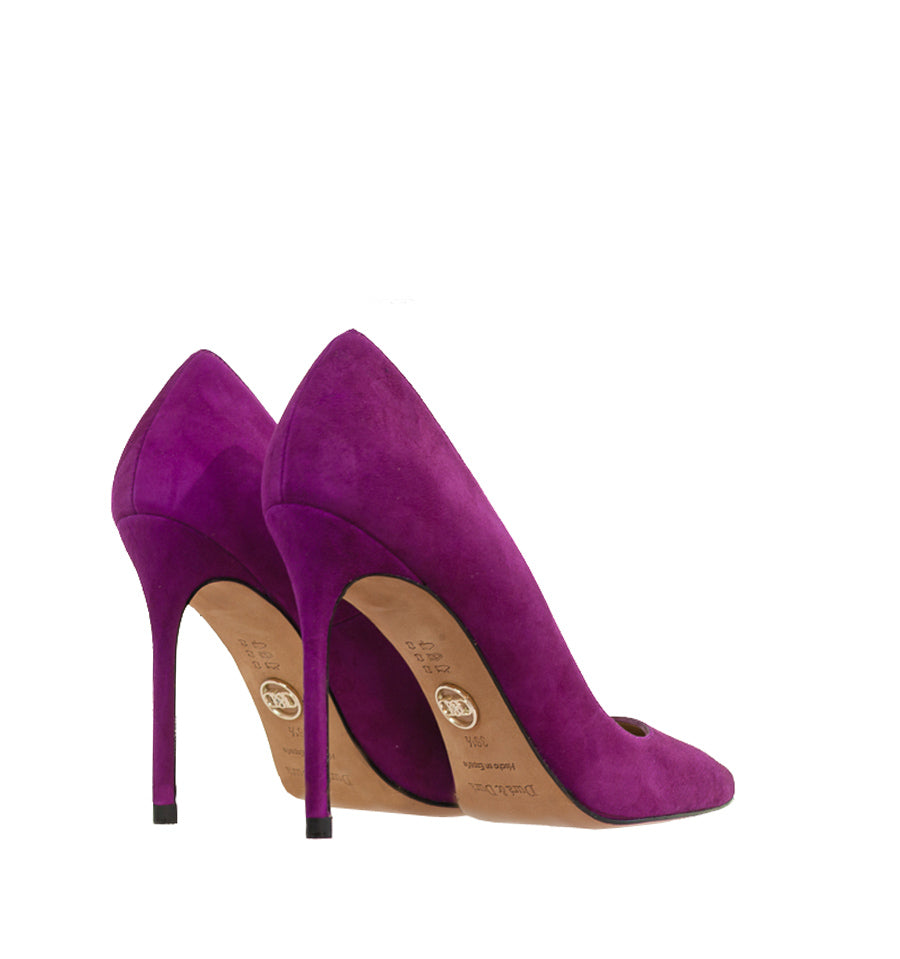 ADELE - Stiletto alto en ante morado