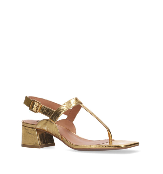 ROSIE Sandalia esclava en piel oro