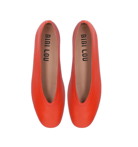 Bailarina de piel rojo/coral