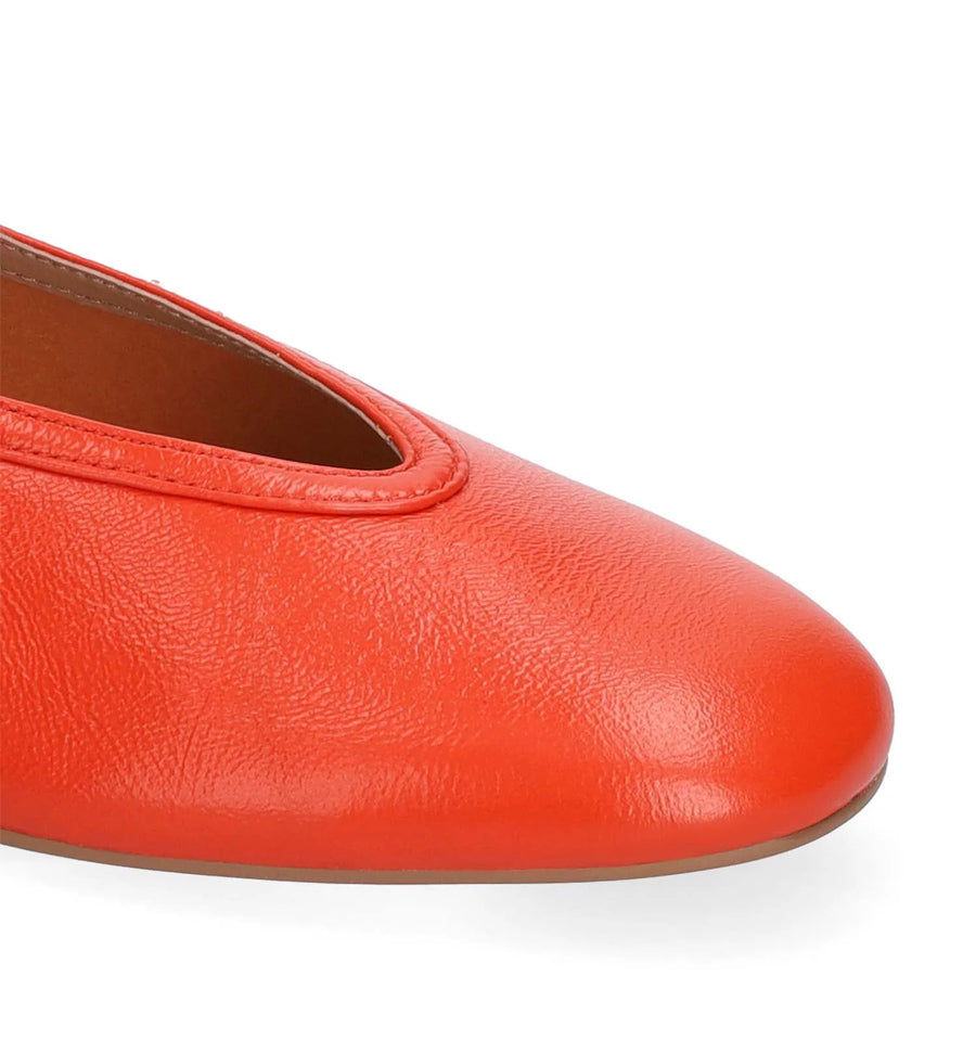 Bailarina de piel rojo/coral