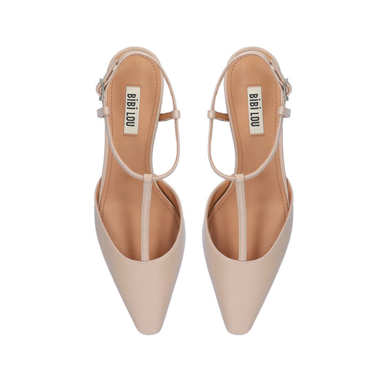 NINA Destalonado tira "T" en piel nude