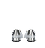 CARDIFF Merceditas baja cruzada en plata