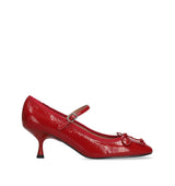 SUZY Merceditas media con lazo en rojo