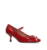 SUZY Merceditas media con lazo en rojo