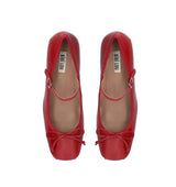 SUZY Merceditas media con lazo en rojo