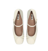 SUZY Merceditas media con lazo en hueso