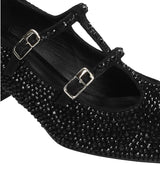 GUIDA Merceditas con doble pulsera en cristal negro