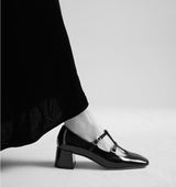 GUIDA Merceditas con doble pulsera en cristal negro