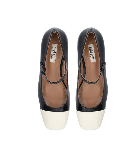 CARDIFF Merceditas chanel combi en negro