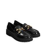 Mocasín piso track en negro