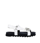 Sandalia bio blanco con adorno cristal