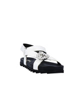 Sandalia bio blanco con adorno cristal