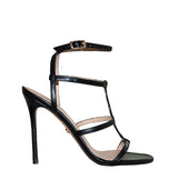 Imagen principal Sandalia de tacón alto en piel negro – Durá & Durá