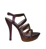 M275-Sandalia Pura López con tiras abotinadas y plataforma