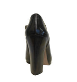 P282 - Zapato abotinado de Pura López tacón gordo