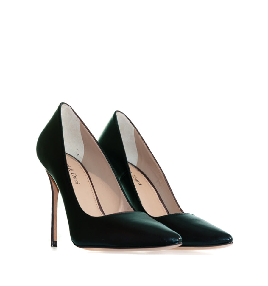 ADELE Stiletto alto en piel negro