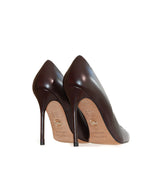 ADELE - Stiletto alto en piel marron