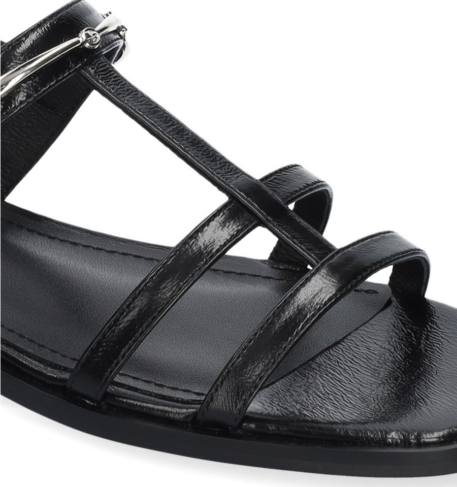 ASHE Sandalia baja con estribo en negro