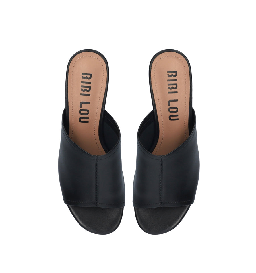 AMIRA Zueco en piel negro