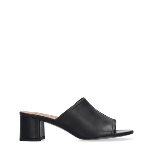 AMIRA Zueco en piel negro