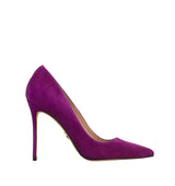 Stiletto alto en ante morado