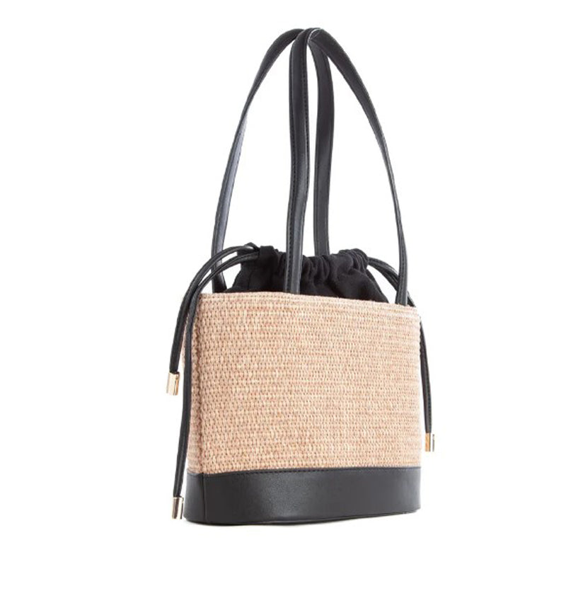 Bolso cesta en negro