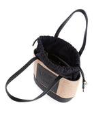 Bolso cesta en negro