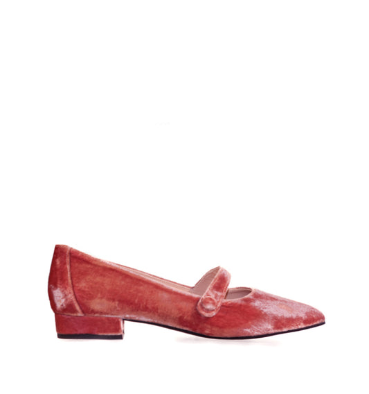 Venecianas de terciopelo en rosa