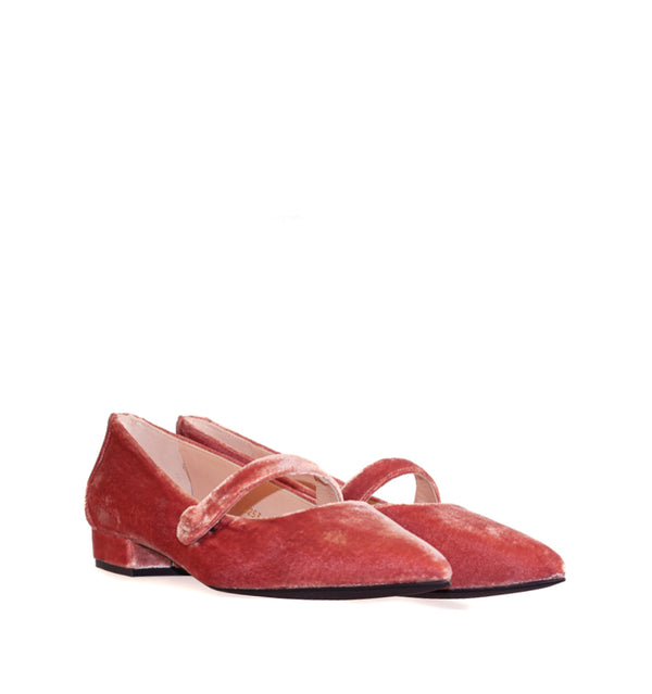 Venecianas de terciopelo en rosa