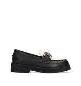 ZAGREB Mocasín track combinado negro/hueso