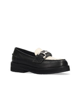 ZAGREB Mocasín track combinado negro/hueso