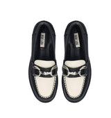 ZAGREB Mocasín track combinado negro/hueso