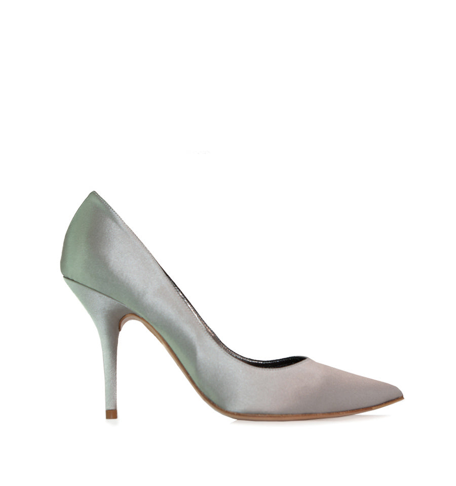 FE825- Salón alto en raso gris