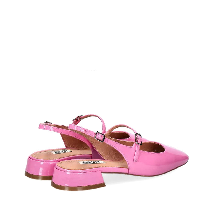 Mocasín bajo con estribo en azul-j