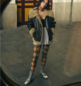 CARDIFF Merceditas baja cruzada en plata