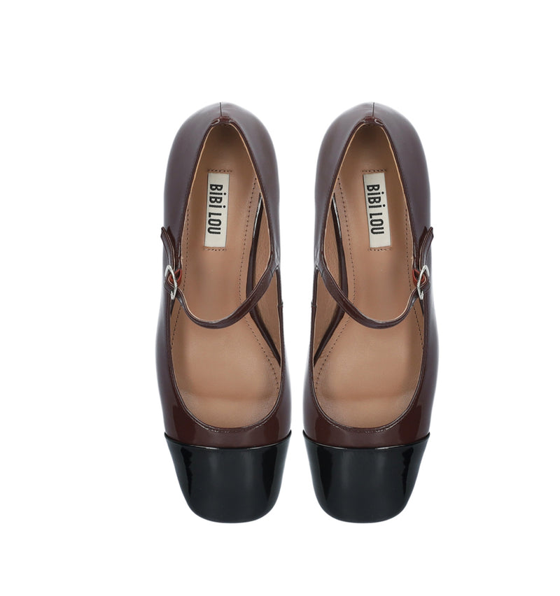 CARDIFF Merceditas chanel  combi en burdeos