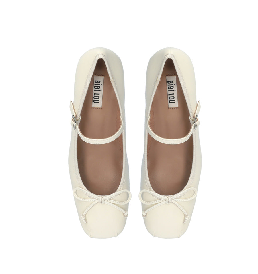 SUZY Merceditas media con lazo en hueso