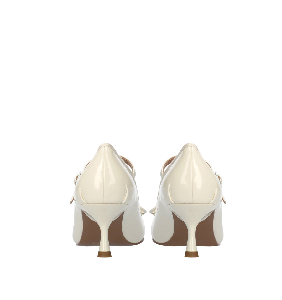 SUZY Merceditas media con lazo en hueso