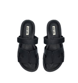 MINDY Bio con velcro de piel negro