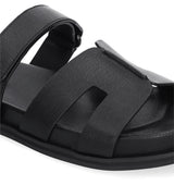 MINDY Bio con velcro de piel negro