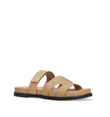 MINDY Bio con velcro de piel camel