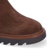 VIOLET Botín chelsea en ante marrón