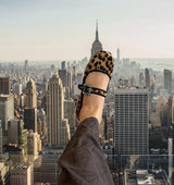 Merceditas bailarina en pony leopardo