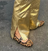 Merceditas bailarina en pony leopardo