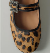 Merceditas bailarina en pony leopardo