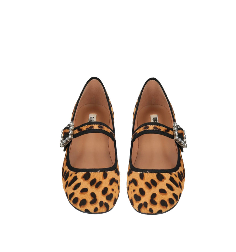 Merceditas bailarina en pony leopardo