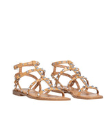 YURIKO Sandalia tipo romana color camel