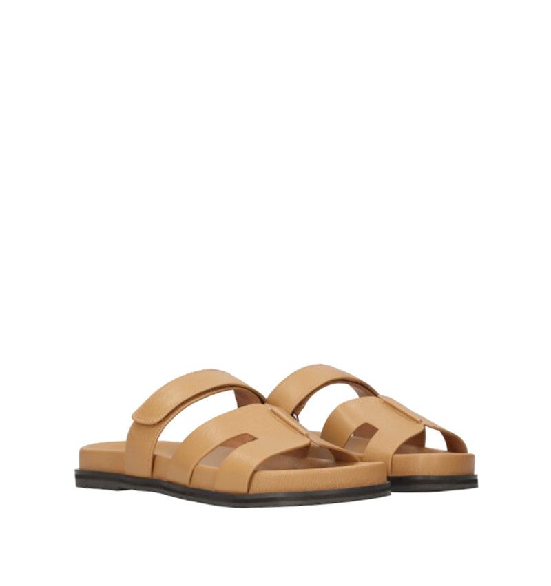 MINDY Bio con velcro de piel camel
