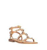 YURIKO Sandalia tipo romana color camel